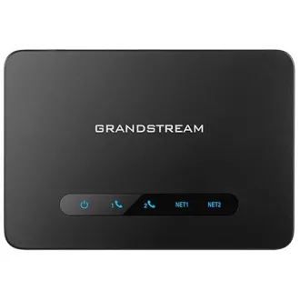 Grandstream HT812 (ATA), 2x FXS, 2 konta SIP, 1x Gbit LAN, router NAT, 3-way conf., auto-provisi.