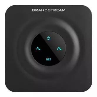 Grandstream HT802 V2 (ATA), 2x FXS, 2 konta SIP, 1x LAN, 3-way conf., auto-provisioning