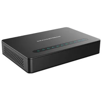 Grandstream HT818 V2 (ATA), 8 portów FXS, 2 profile SIP, 1 port Gbit LAN, router NAT, konferencja trójstronna