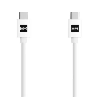 ER POWER kabel USB-C/C 3A 60W 120cm biały