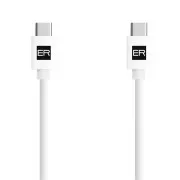 ER POWER kabel USB-C/C 3A 60W 120cm biały