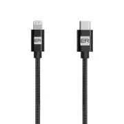 Kabel ER POWER USB-C/Lightning 120 cm czarny