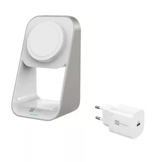 ER POWER Charging MFM MagSafe Stand 2w1 - biały