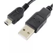 Kabel do transmisji danych Forever USB/miniUSB 1m 1A czarny