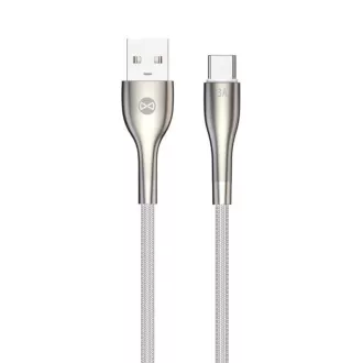 Forever Sleek Kabel USB/USB-C do transmisji danych 1m 3A biały Forever Sleek Kabel USB/USB-C do transmisji danych 1m 3A biały