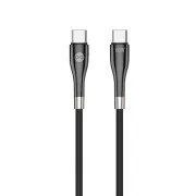 Kabel do transmisji danych Forever USB-C/USB-C 1m 60W Czarny