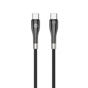Kabel do transmisji danych Forever USB-C/USB-C 1m 60W Czarny
