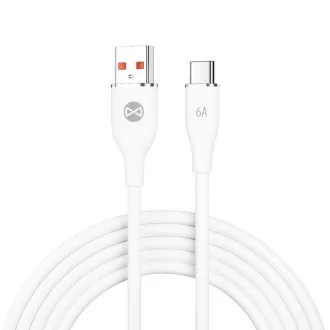 Kabel do transmisji danych Forever USB/USB-C 1m 66W biały