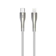 Forever USB-C/Lightning Data Cable 1m 27W biały