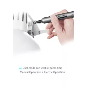 Xiaomi Wowstick 1F 69v1 wkrętak elektryczny AKU srebrny Xiaomi Wowstick 1F 69v1 wkrętak elektryczny AKU srebrny