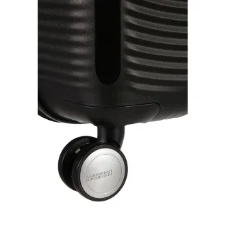 American Tourister Soundbox Spinner 77 Exp. Czarny