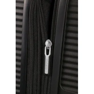 American Tourister Soundbox Spinner 77 Exp. Czarny