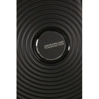 American Tourister Soundbox Spinner 77 Exp. Czarny