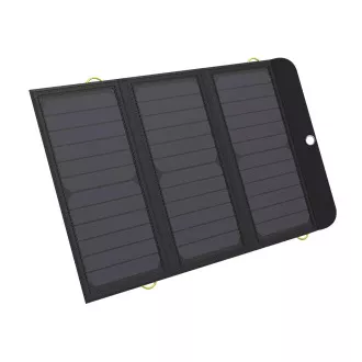 Sandberg Solar Charger 21W 2xUSB+USB-C, solární nabíječka, černá - Używany