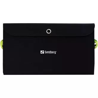 Sandberg Solar Charger 21W 2xUSB+USB-C, solární nabíječka, černá - Używany