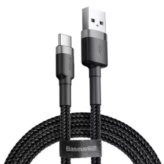 Baseus CATKLF-BG1 Kabel USB-C 3A 1m szaro-czarny