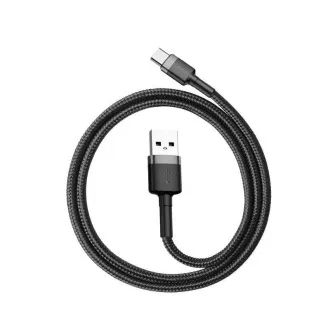 Baseus CATKLF-BG1 Kabel USB-C 3A 1m szaro-czarny