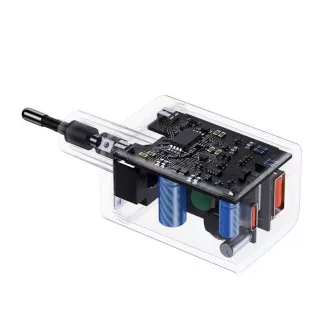 Baseus CCSUPP-E02 Super Si Quick Charger USB   USB-C 30W biały