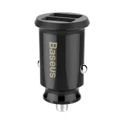 Ładowarka samochodowa Baseus CCALL-ML01 Grain 15.5W 2x USB Czarny