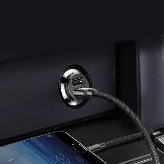 Ładowarka samochodowa Baseus CCALL-ML01 Grain 15.5W 2x USB Czarny