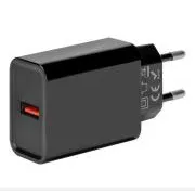 OPAKOWANIE:Ładowarka podróżna ME USB-A 18W czarna