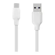 W OPAKOWANIU:Kabel ME Simple USB-A/USB-C 1m Biały