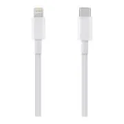 OPAKOWANIE: Kabel ME Fast Charge USB-C/Lightning 1 m biały