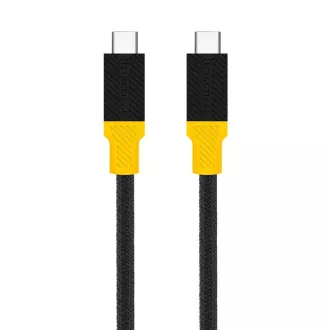 Taktyczny kabel BlackBird USB4 1m czarny/żółty