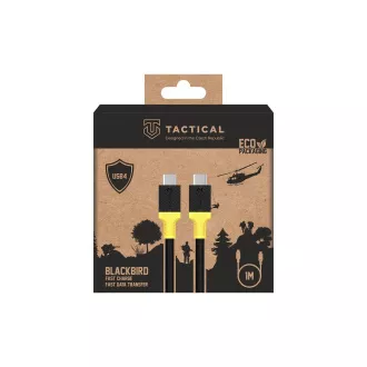 Taktyczny kabel BlackBird USB4 1m czarny/żółty