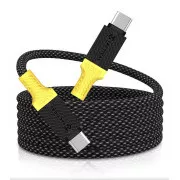 Taktyczna lina MagRope USB-C/USB-C 1m czarny/żółty