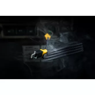 Taktyczna lina MagRope USB-C/USB-C 1m czarny/żółty