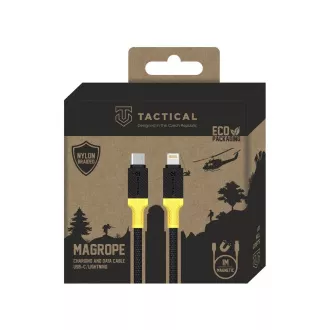 Taktyczna lina MagRope USB-C/Lightning 1m czarny/żółty