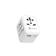 Taktyczny adapter podróżny PTP biały