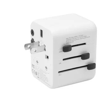 Taktyczny adapter podróżny PTP biały