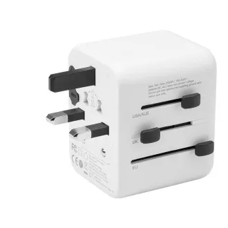 Taktyczny adapter podróżny PTP biały