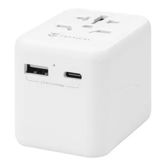 Taktyczny adapter podróżny PTP biały