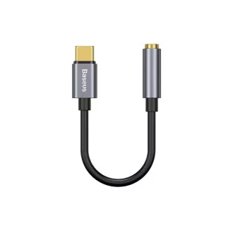 Baseus CATL54-0G Reduktor kabla USB-C do gniazda audio 3,5 mm L54 (żeński) Głęboka szarość