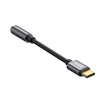 Baseus CATL54-0G Reduktor kabla USB-C do gniazda audio 3,5 mm L54 (żeński) Głęboka szarość