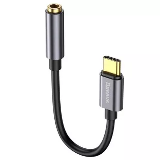 Baseus CATL54-0G Reduktor kabla USB-C do gniazda audio 3,5 mm L54 (żeński) Głęboka szarość