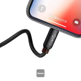 Baseus Kabel do transmisji danych 3w1 microUSB Lightning USB-C 1,2m 3,5A