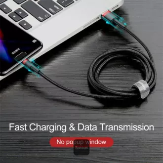 Baseus Kabel do transmisji danych Cafule USB-C 2m 2A czerwono-czarny