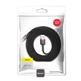 Baseus Kabel do transmisji danych Cafule USB-C 2m 2A czerwono-czarny