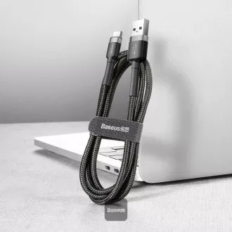 Baseus Kabel do transmisji danych Cafule USB-C 2m 2A szaro-czarny