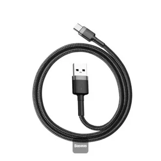 Baseus Kabel do transmisji danych Cafule USB-C 2m 2A szaro-czarny
