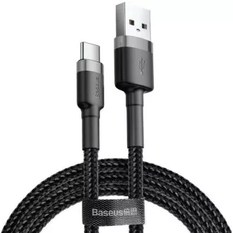 Baseus Kabel do transmisji danych Cafule USB-C 3m 2A szaro-czarny