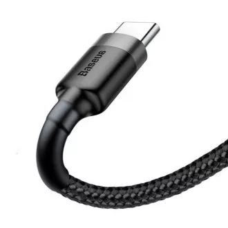 Baseus Kabel do transmisji danych Cafule USB-C 3m 2A szaro-czarny