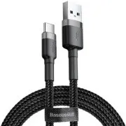 Baseus Kabel do transmisji danych Cafule USB-C 3m 2A szaro-czarny
