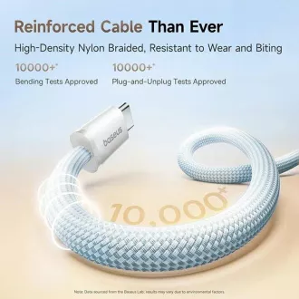 Baseus Dynamic 4 Pro Series Kabel do transmisji danych USB-C - USB-C 100W 1m Galaxy Blue