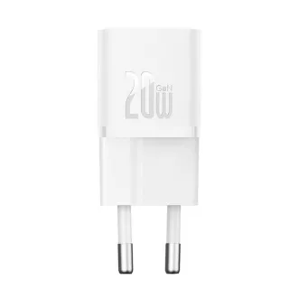 Szybka ładowarka Baseus GaN5 Mini 20W EU biała