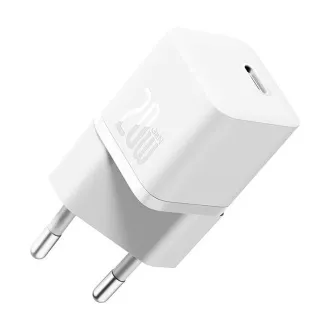 Szybka ładowarka Baseus GaN5 Mini 20W EU biała